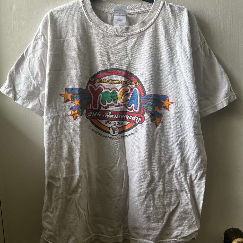 Vintage 20th Anniversary YMCA Large T-Shirt